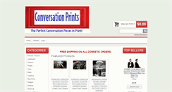 Desktop Screenshot of conversationprints.com